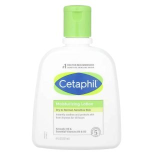 Cetaphil Moisturizing Lotion for Dry To Normal Sensitive Skin, Avocado Oil 8 Oz