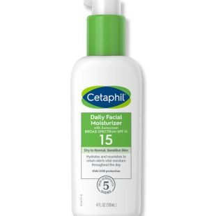 Cetaphil Daily Facial Moisturizer with Broad Spectrum Sunscreen SPF 15,4 Oz