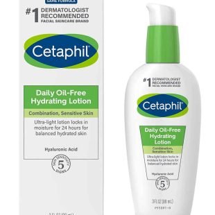 Cetaphil Oil-Free Hydrating Face Lotion with Hyaluronic Acid 3 Oz