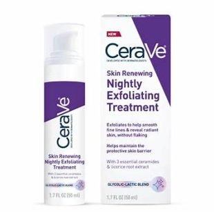 CeraVe Skin Renewing nightly exfoliating treatment