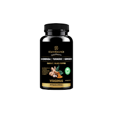 Icare naturals  moringa turmeric vitagenius , 60Caps