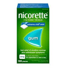 Nicorette 2mg mint 105pcs