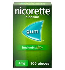 Nicorette 4mg mint 105pcs