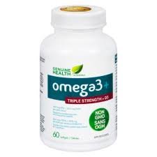 Omega 3 triple D3 Genuine health 62c