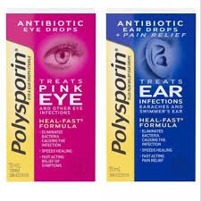 Polysporin Pink Eye & Ear Drops 15 ML