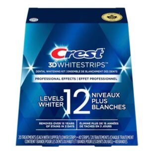 Crest 3D White Strips Professional Effects (Level 12) ,40 Strips
