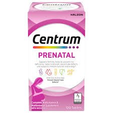 Centrum prenatal,	100Tabs