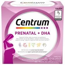 Centrum prenatal + DHA combo pack 	,90+90 Tabs